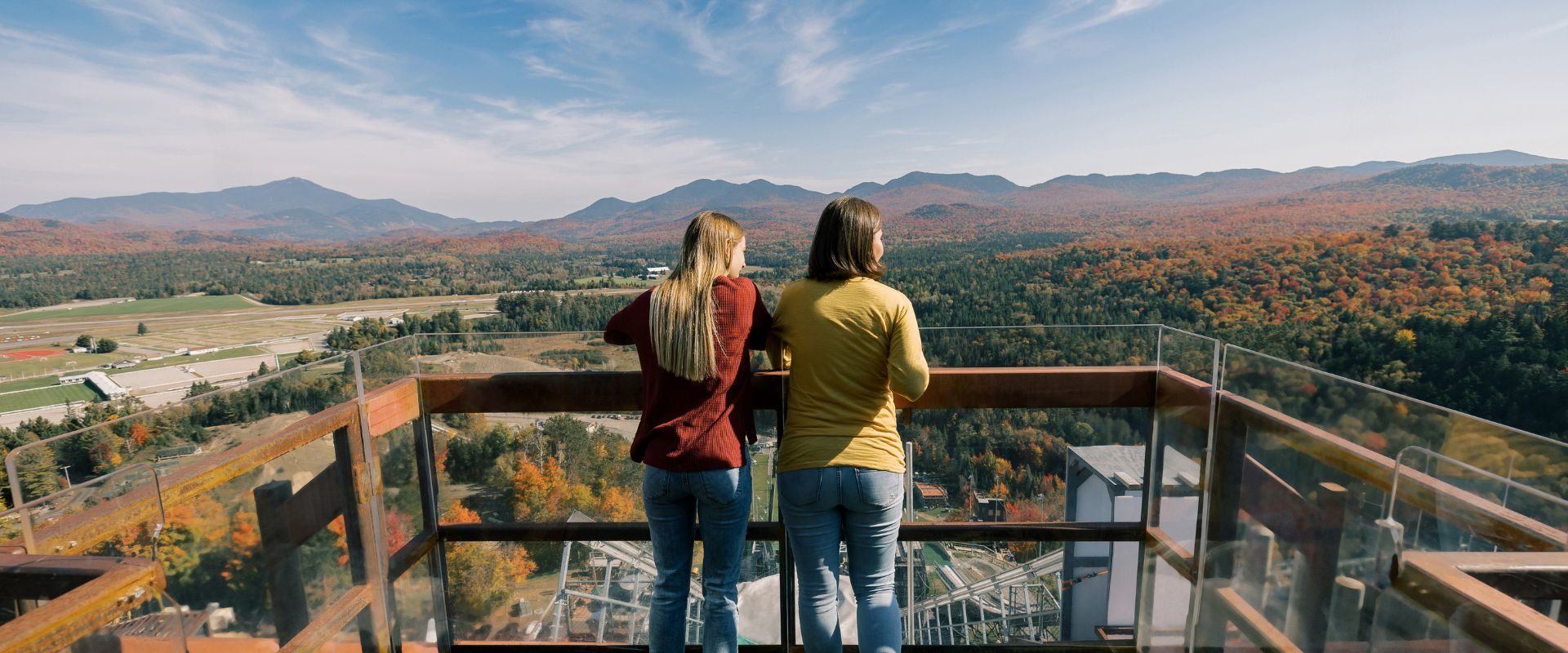 Take a tour of the Olympic Jumping Complex this fall for scenic views