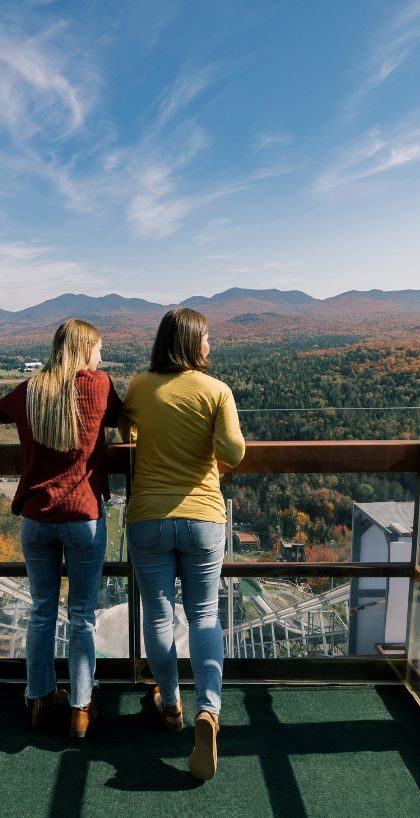 Take a tour of the Olympic Jumping Complex this fall for scenic views